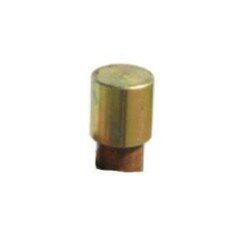 Earth rod - Pre-fixed earth rod driving head to suit 19mm Fulton copper plated earth rods